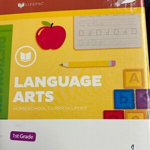 Lifepac Language Arts 1st Grade Homeschooling Curriculum Kit Set